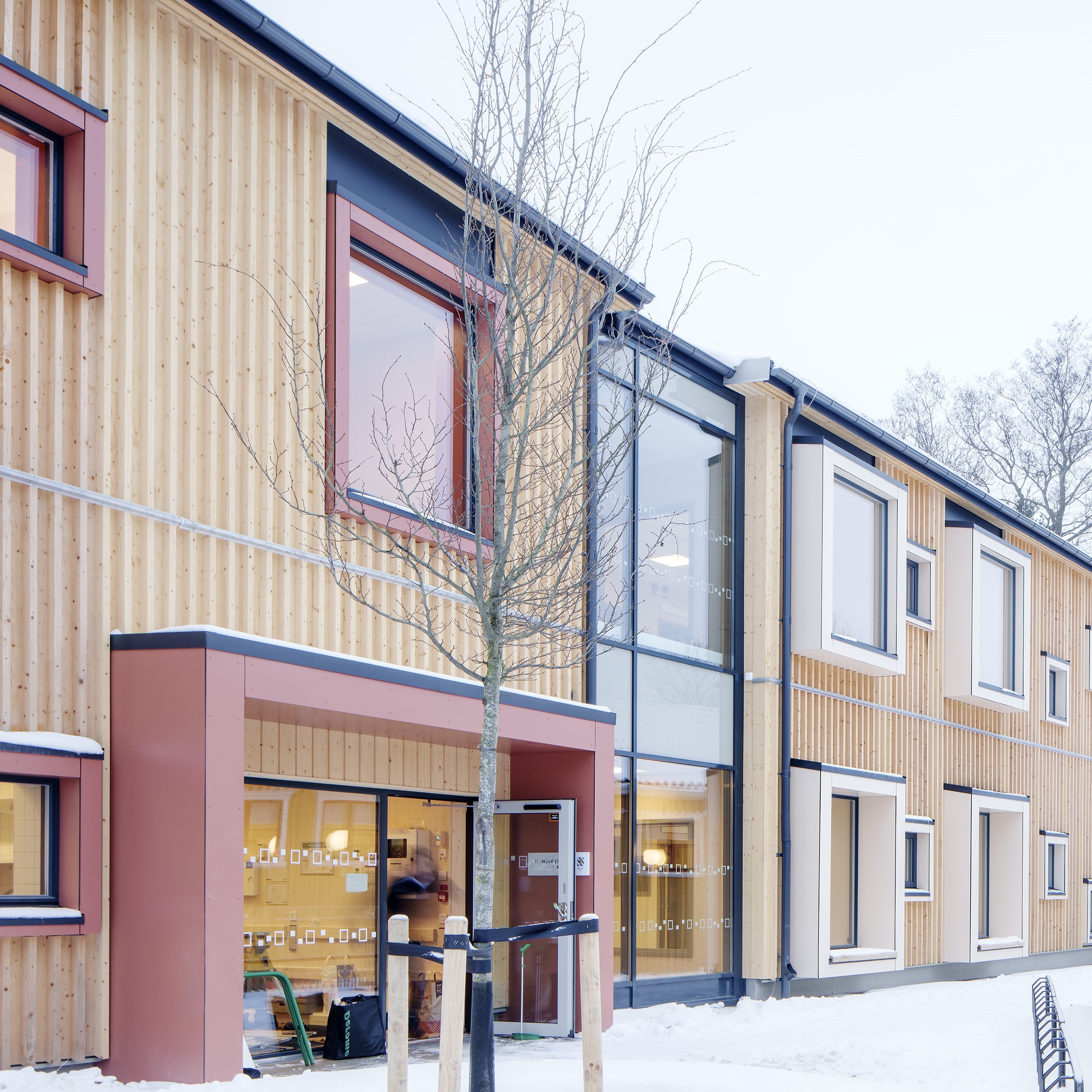 Trespa Cladding Panels School Scandinavia