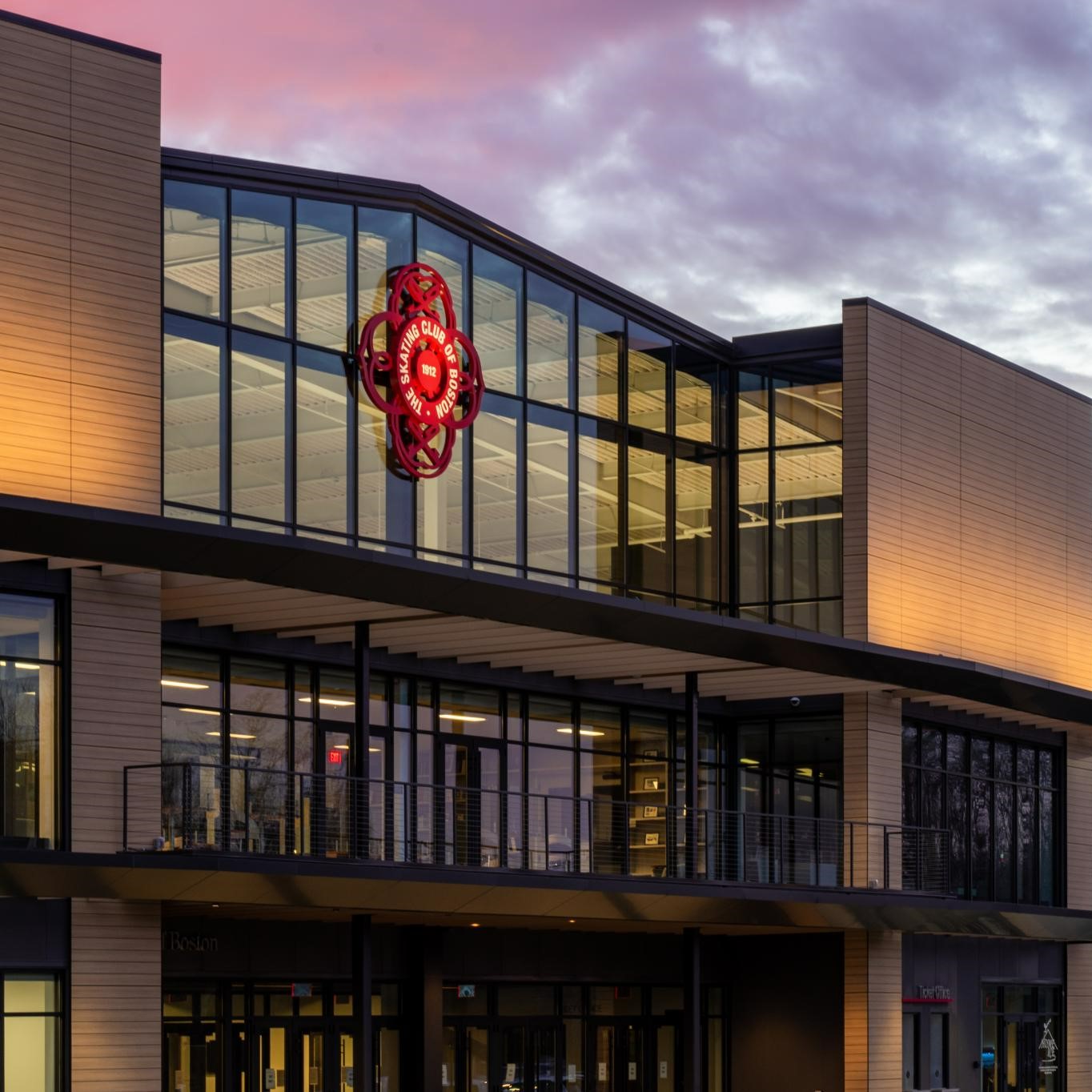 A building of Skating Club with Trespa® Meteon® facade