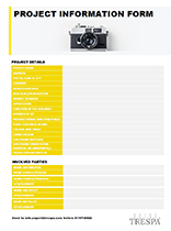 Project Information Form 156X210